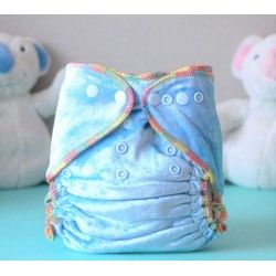 Couche lavable classique Bleu