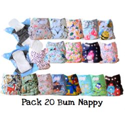 TE1 Bum nappy : Pack couches lavables TE1 (couches lavables te1)