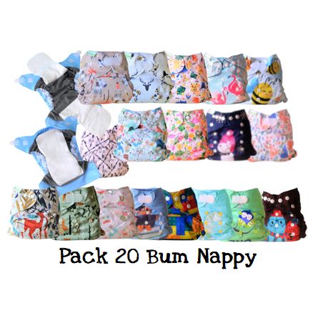 TE1 Bum nappy : Pack couches lavables TE1 (couches lavables te1)