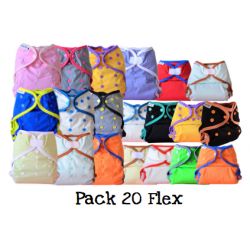 TE2 Flex : Pack couches lavables TE2 (couche lavable fine - couches lavables te2)