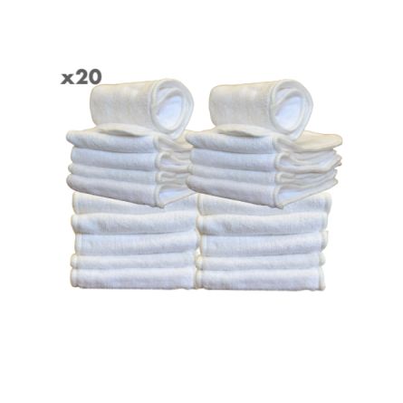 Lot de 20 inserts Microfibre - Inserts couches lavables