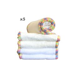 Lot 5 inserts Newborn Bambou 5 épaisseurs - Inserts couches lavables