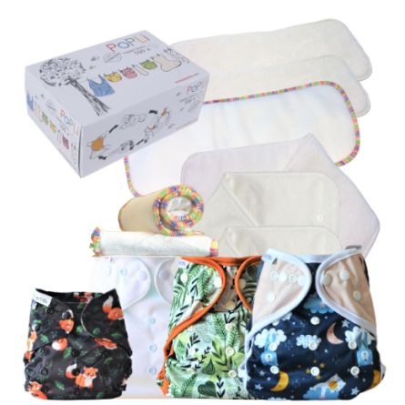 Kit Découverte Newborn-TU (Pack couches lavables te2 - couches lavables bébé)