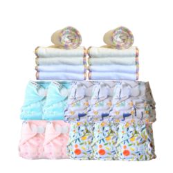 TE2 10 Newborn : Pack couches lavables naissance (couche lavable nouveau né - couches lavables bébé)