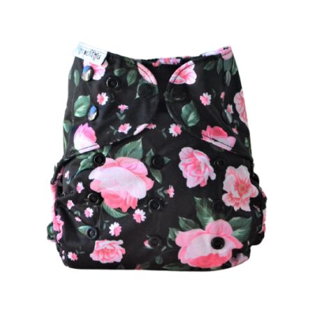 Eco+ Fun Roses Couche lavable pas cher (couches lavables TE2)