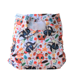 Eco+ Fun Castor Couche lavable pas cher (couches lavables TE2)