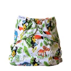 Eco+ Fun Toucan Couche lavable pas cher (couches lavables TE2)
