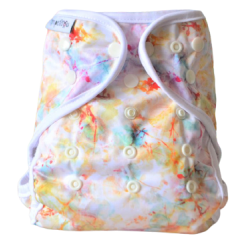 Flex Fun Tie and Dye Couches lavables TE2 (couche lavable fine - couche lavable bambou)