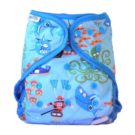 Flex Fun Submarine Couches lavables TE2 (couche lavable fine - couche lavable bambou)
