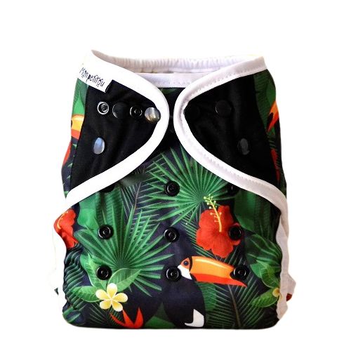 Meilleure couche lavable TE2 évolutive BiBest Tropical