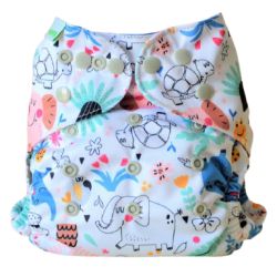 Bum nappy Happy Jungle Couches lavables TE1 pas cher (couche lavable intégrale)