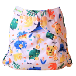 Bum nappy Petits Matous Couches lavables TE1 pas cher (couche lavable intégrale)