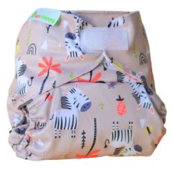 Bum nappy Zebras Couches lavables TE1 pas cher (couche lavable intégrale)