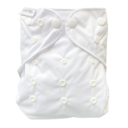 Eco+ Blanc Couche lavable pas cher (couches lavables TE2)