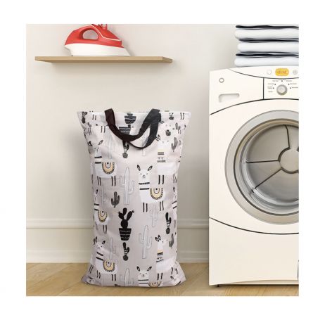 Grand Sac Fleurs (seau couches lavables)