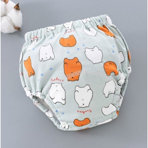 Culotte d'apprentissage pas cher en coton motif Ours 6€90