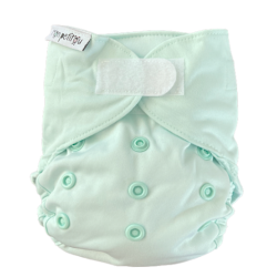 Newborn Bleu pastel Couche lavable nouveau né (couches lavables TE2)